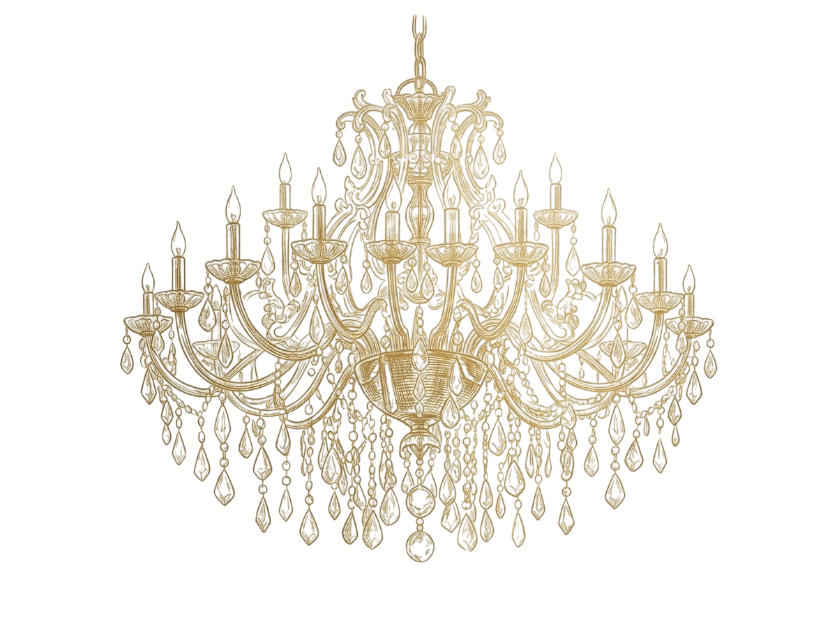 Gold Chandelier
